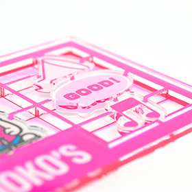 プラモデル風アクリルキーホルダー